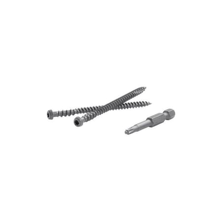 Fastenmaster 2.5 in. Torx TTAP Star Head Zinc Carbon Steel Composite Deck Screws, Vintage Lantern, 350PK 5000268